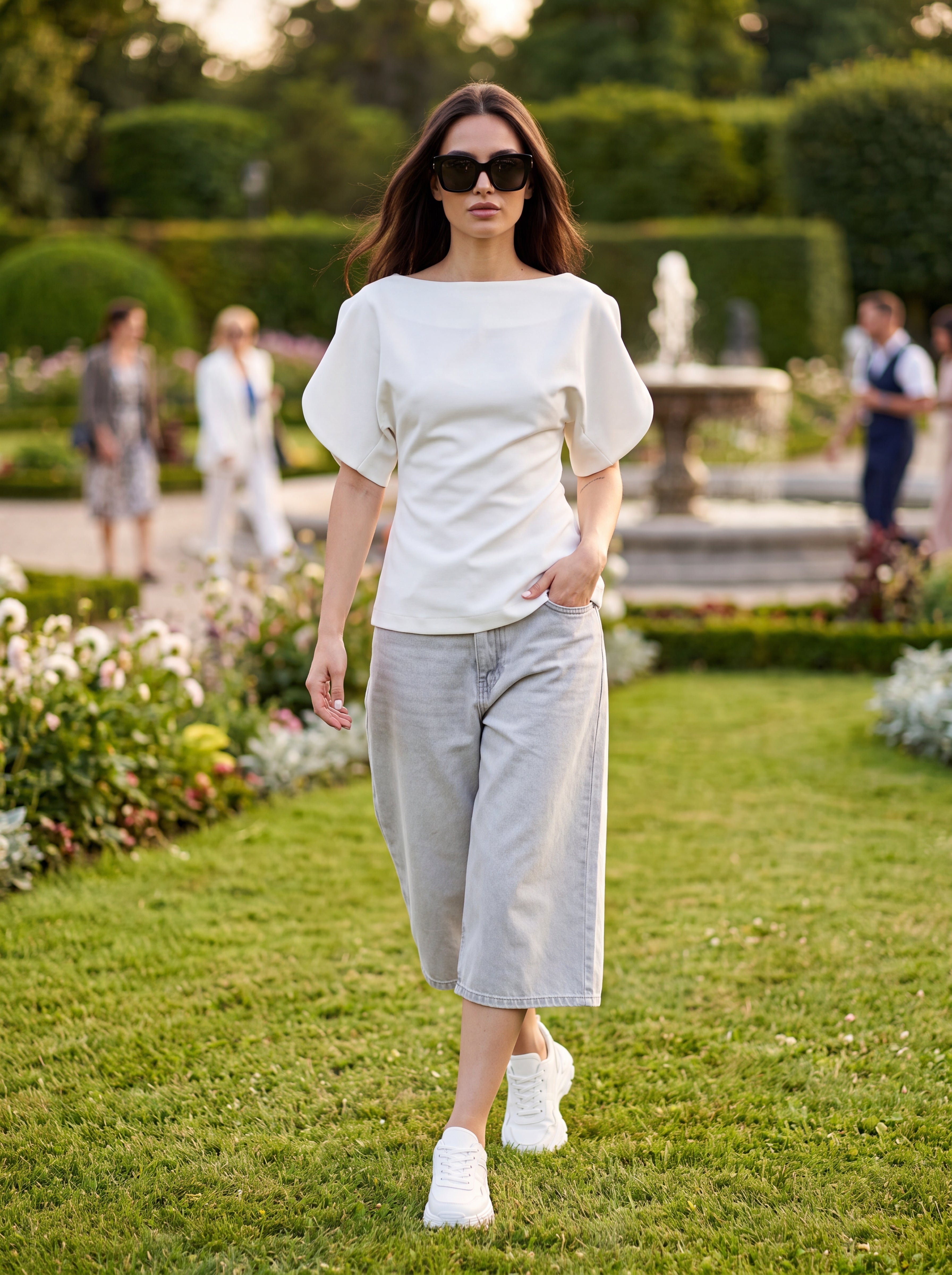 Women's White Puff Sleeve Top | Elegant Women's Premium European Blouse
