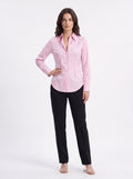 Women's Blush Pink Formal Shirt | Premium European Tailored Office Shirt
