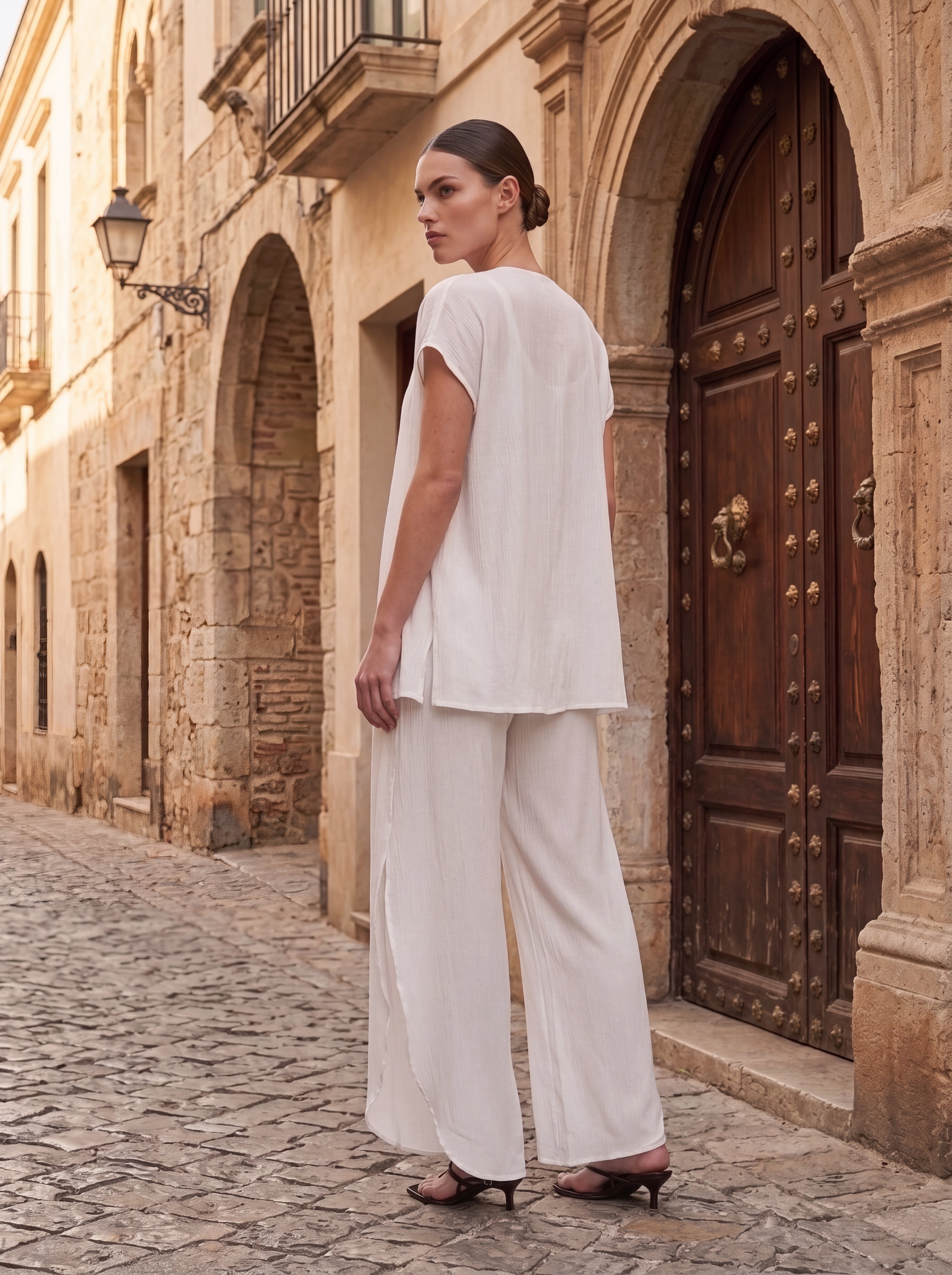 Women's White Three-Piece Pair Collection | Premium European Women's Lounge Pair