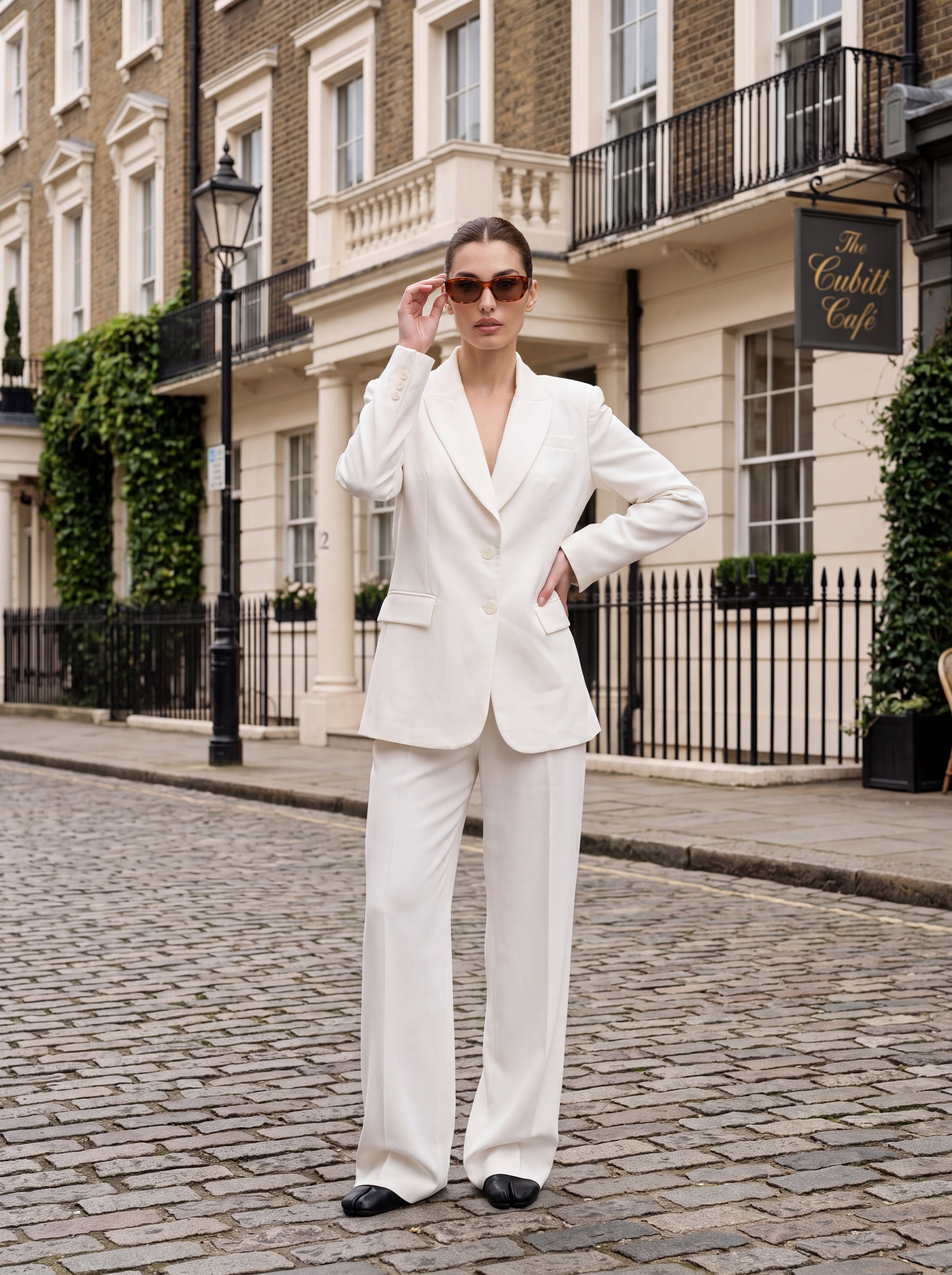 Women's Classic White Premium Tailored Blazer | Elegant Office & Formal Wear