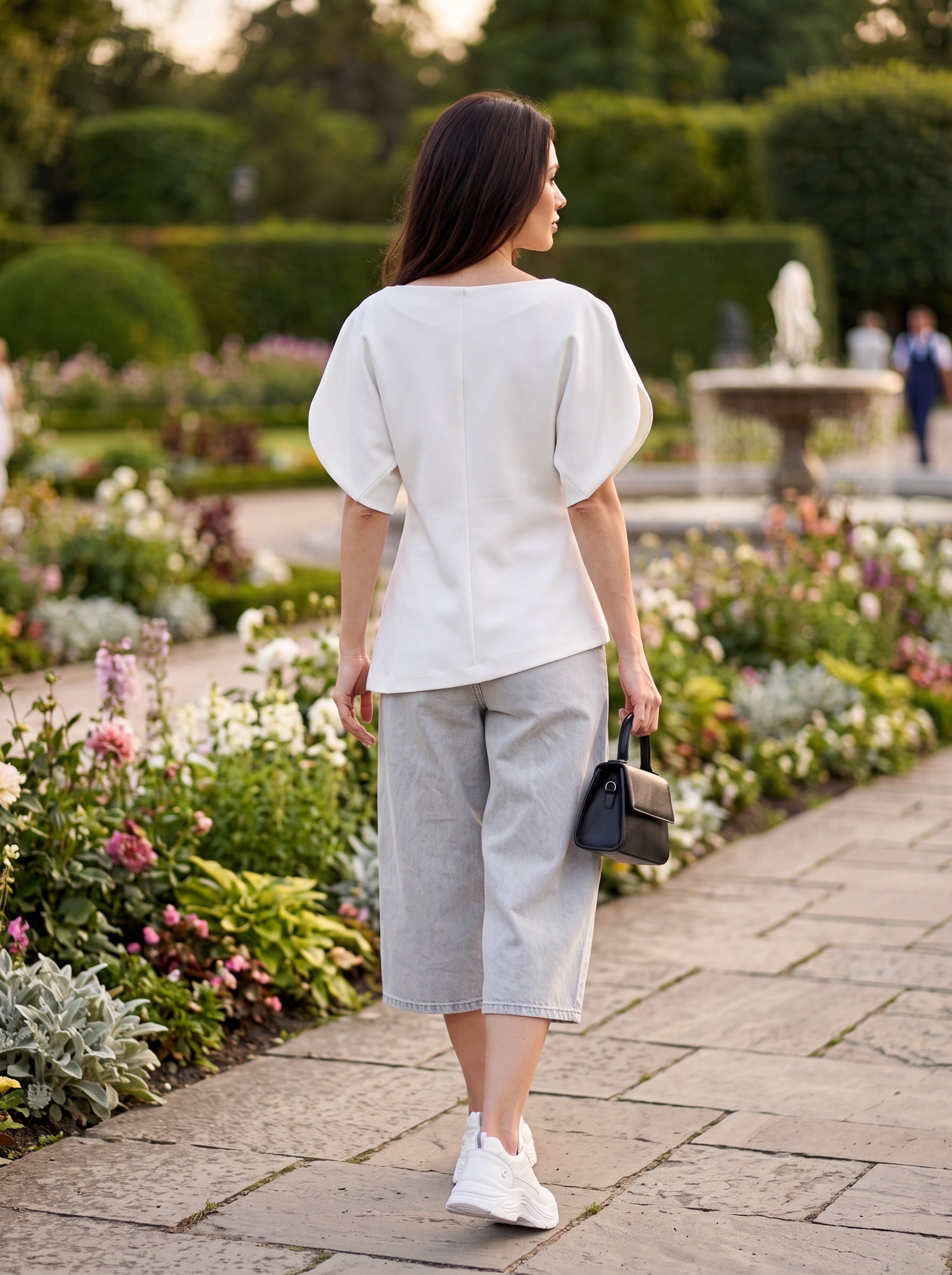 Women's White Puff Sleeve Top | Elegant Women's Premium European Blouse