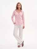 Women's Light Pink Classic Button-Down Shirt | Elegant Tailored Long Sleeve Shirt