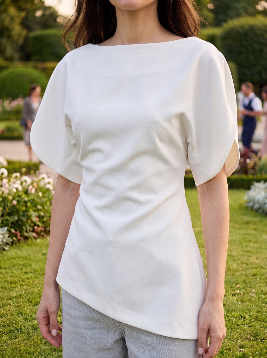 Women's White Puff Sleeve Top | Elegant Women's Premium European Blouse