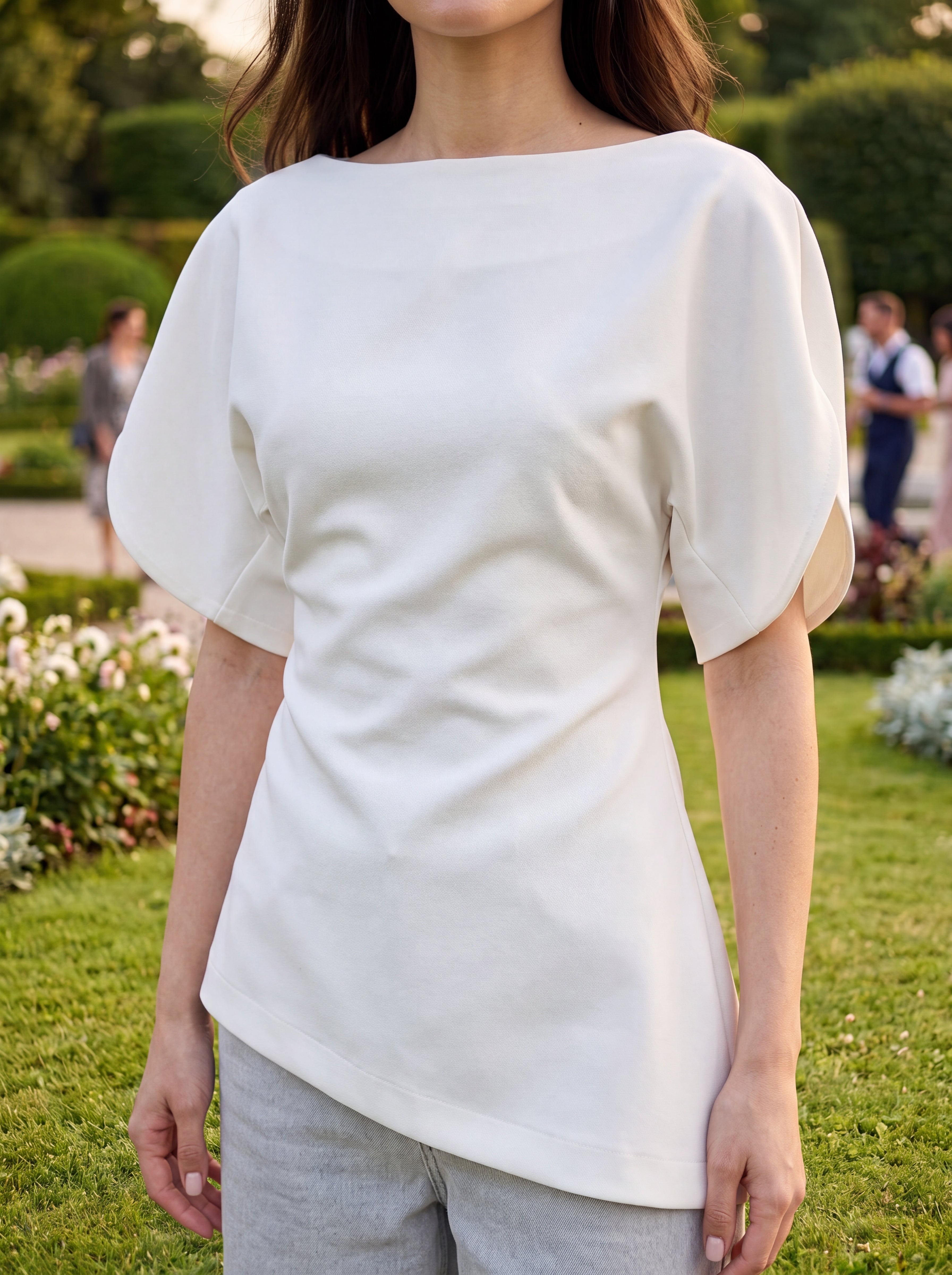 Women's White Puff Sleeve Top | Elegant Women's Premium European Blouse