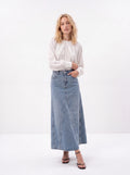 Women's Elegant White Pleated top | Premium European Long Sleeve Top
