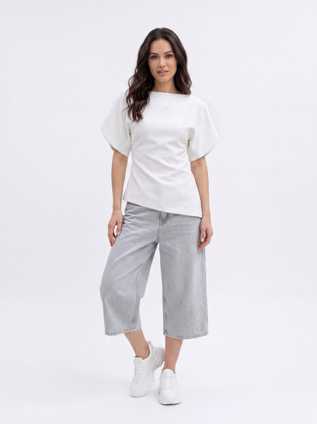 Women's White Puff Sleeve Top | Elegant Women's Premium European Blouse