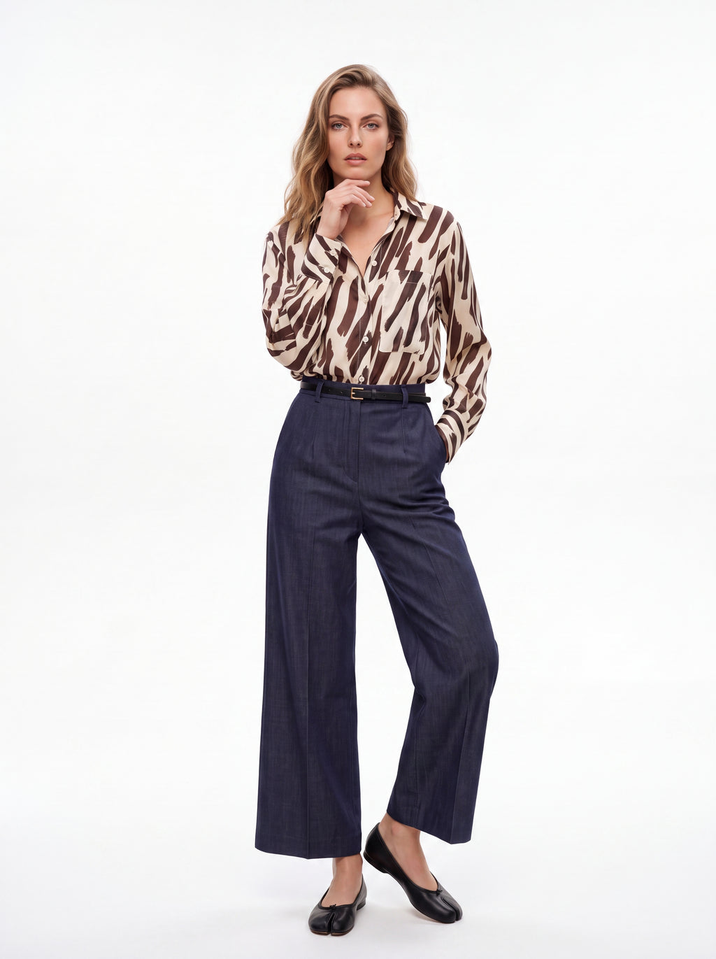 Abstract Print Shirt - Luxury women's fashion by Lioness Walk