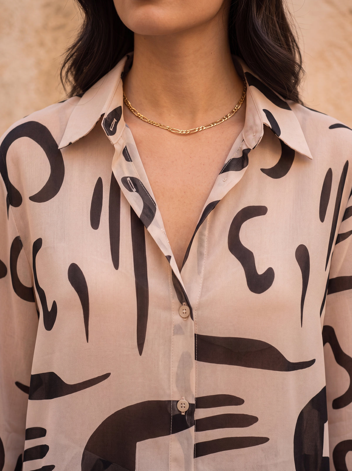 Abstract Print Shirt - Luxury women's fashion by Lioness Walk