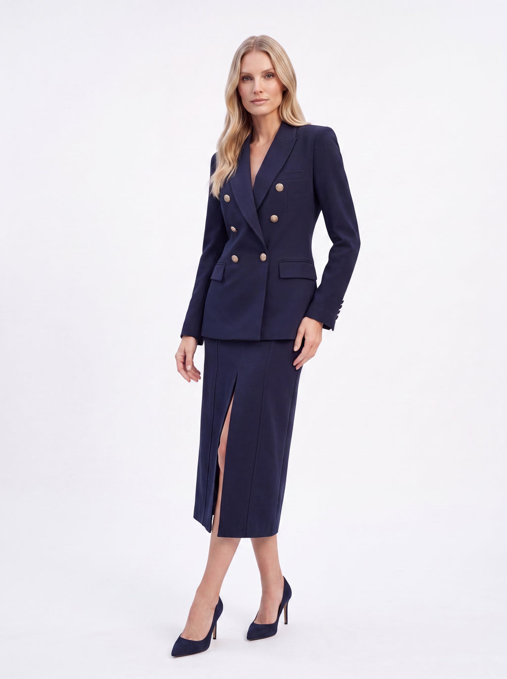 Blazer & Midi Skirt Pair - Luxury women's fashion by Lioness Walk