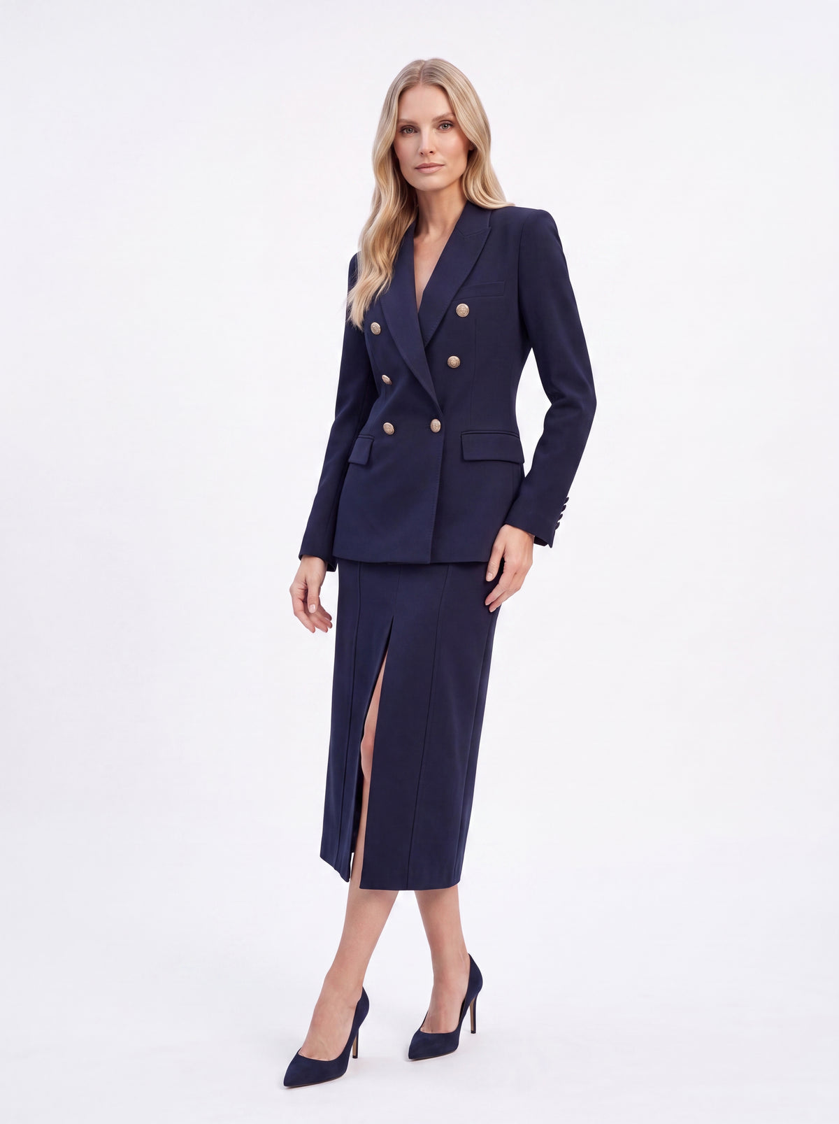 Blazer & Midi Skirt Pair - Luxury women's fashion by Lioness Walk