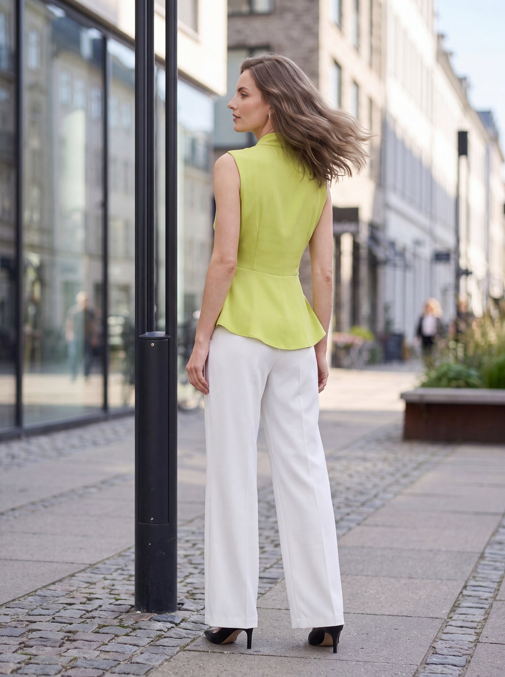Draped Knot Peplum Top - Luxury women's fashion by Lioness Walk