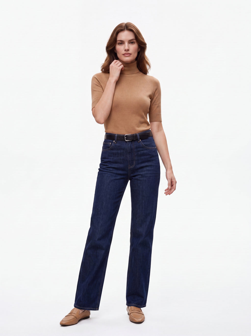Mock Neck Knit Top - Luxury women's fashion by Lioness Walk
