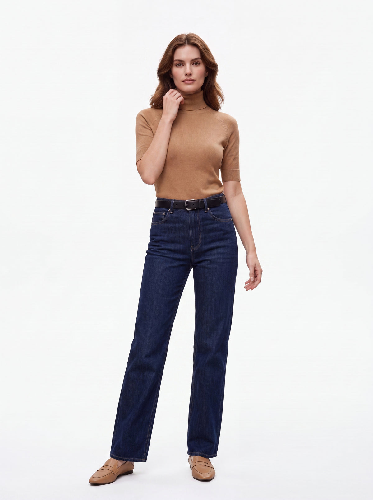 Mock Neck Knit Top - Luxury women's fashion by Lioness Walk