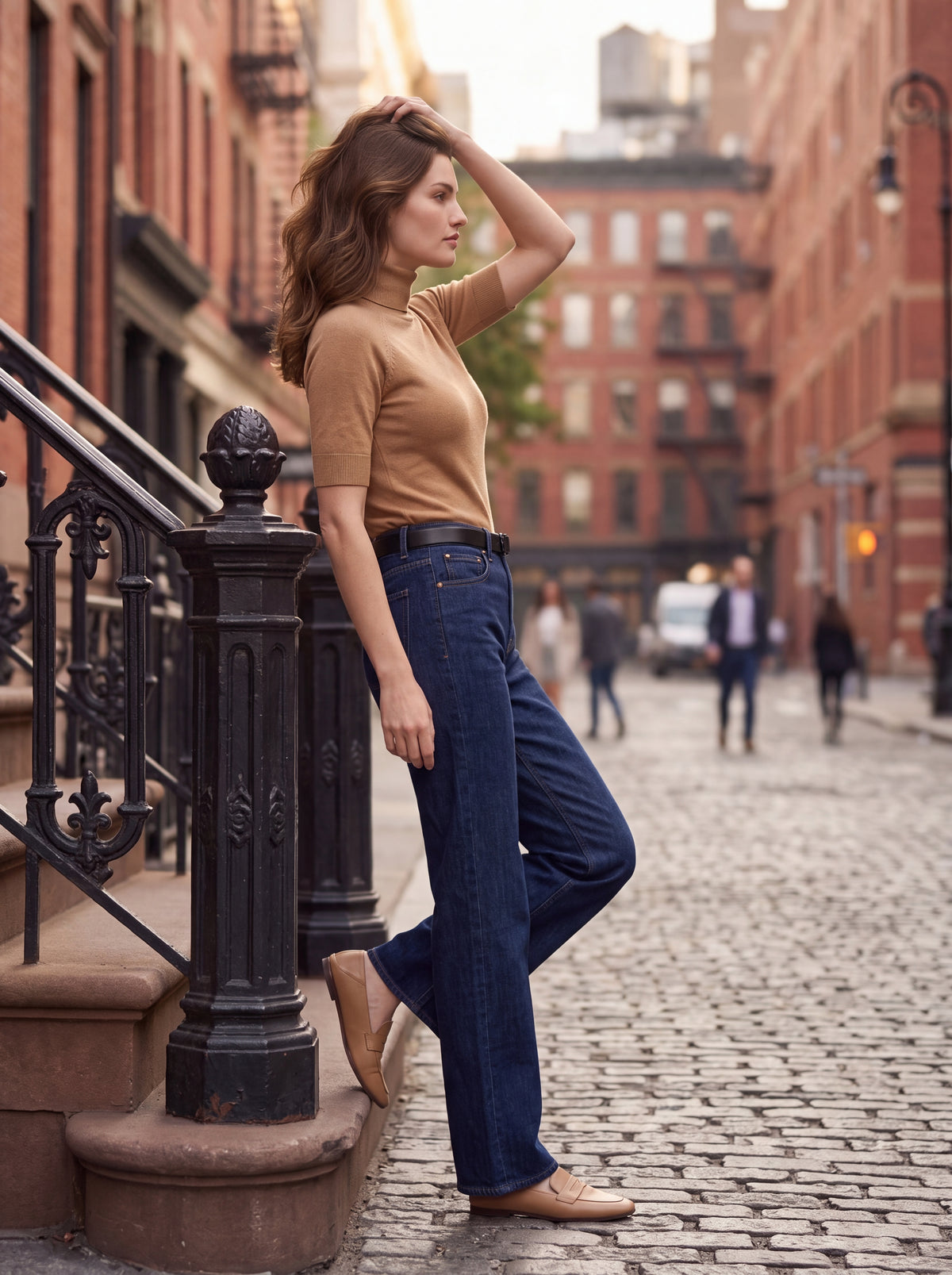 Mock Neck Knit Top - Luxury women's fashion by Lioness Walk