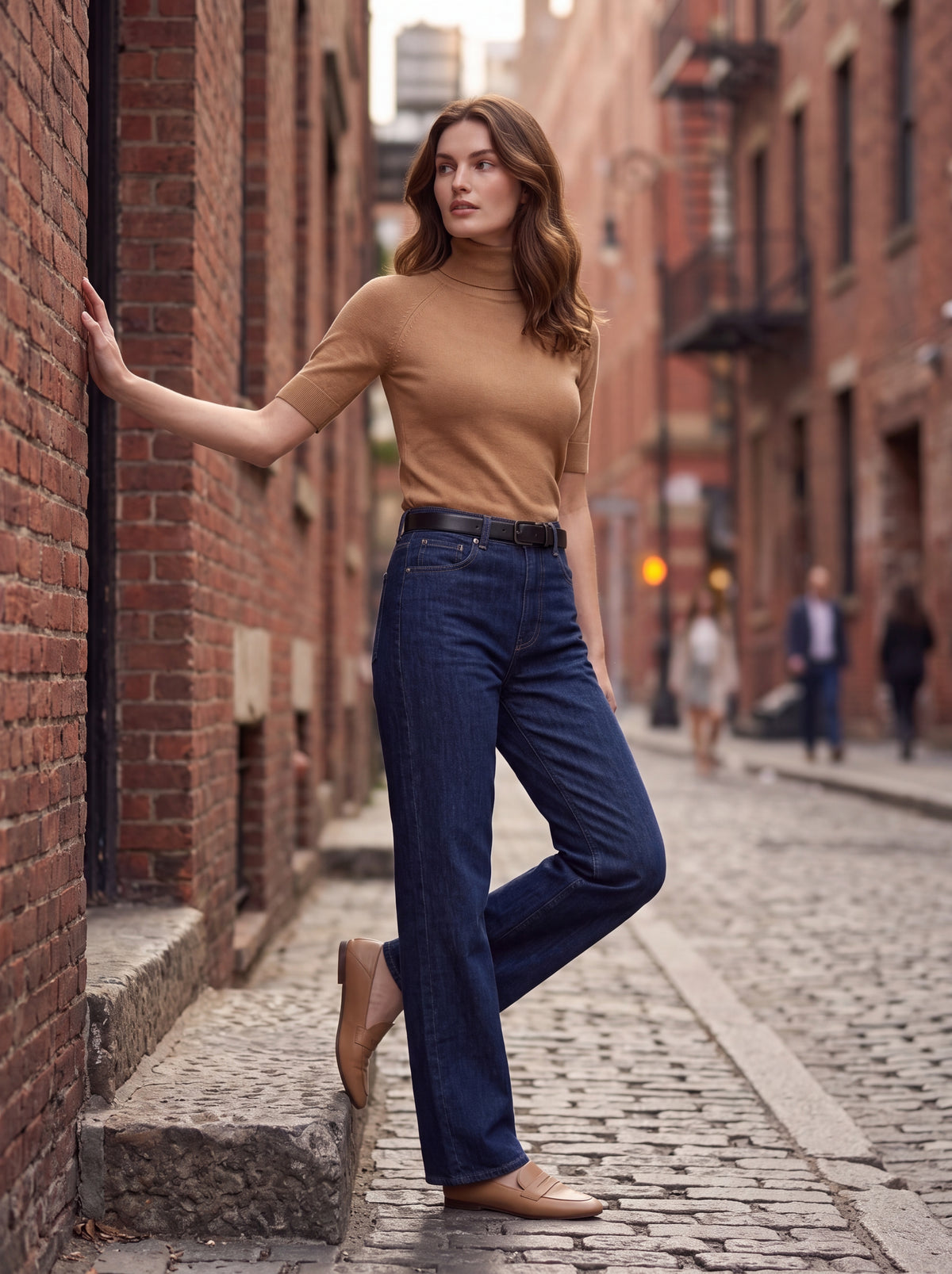 Mock Neck Knit Top - Luxury women's fashion by Lioness Walk
